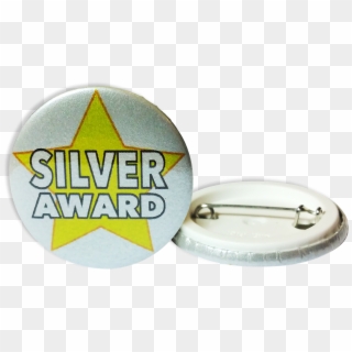 Silver Award Badge Png Banner Library Stock - Badge, Transparent Png