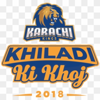 Karachi Kings' 'khiladi Ki Khoj' To Start - Karachi Kings 2017 Logo, HD Png Download