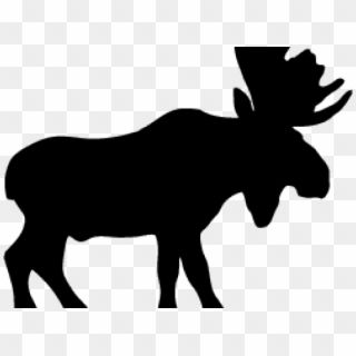 Moose Silhouette Transparent Png, Png Download