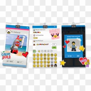 Comment, Like And Share Your Stuff Across A Friendly - Lego Life, HD Png Download
