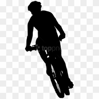 Free Png Bicycle Ride Front View Png - Front Bicycle Rider Silhouette, Transparent Png
