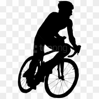 Free Png Bicycle Ride Png - Bicycle Rider Silhouette, Transparent Png