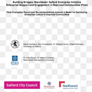 Manchester Salford Enterprise Initiative - University Of Salford, HD Png Download