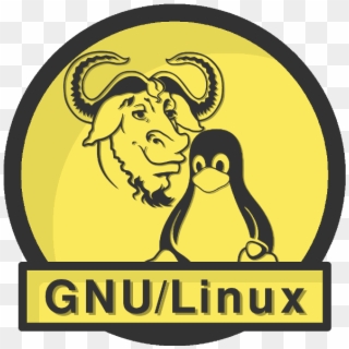 The First Distros Are Born - Gnu Linux Logo Png, Transparent Png