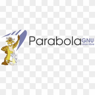 Gnu And Bola - Parabola Gnu Linux Libre, HD Png Download