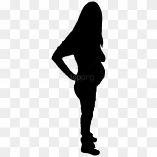 Free Png Pregnant Woman Silhouette Png - Woman Transparent Png Silhouette, Png Download