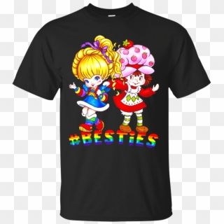 #besties Robot Brite And Strawberry Shortcake T Shirt - Sky Was Yellow And The Sun, HD Png Download