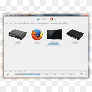 Universal Media Server As A Video Player - Universal Media Server 7.2 0, HD Png Download