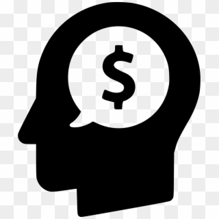 Money Head Finance Dollar Idea Opportunity Svg Png - Money Head Png, Transparent Png