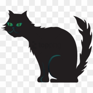Free Png Icon - Chat Noir Halloween Dessin, Transparent Png