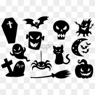 Free Png Halloween Icons Vector - Halloween Vector Png, Transparent Png