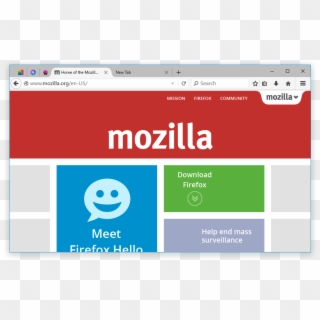 Mozilla Publishes A New Concept Of Firefox For Windows - Firefox On Windows 10, HD Png Download