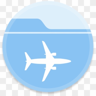 Icon , Png Download - White Airplane Silhouette, Transparent Png