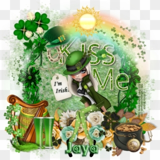 Glitter Text » Personal » Kiss Me, I'm Irish ~ Jaya - Cartoon, HD Png Download