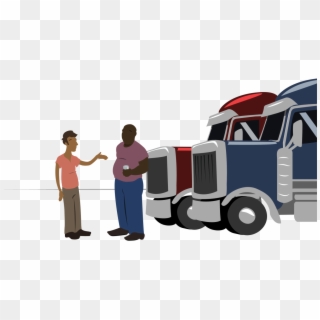 Driving Clipart Truck Driver - Truck Driver, HD Png Download