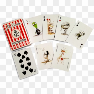 Tim Burton's Playing Cards - Cartoon, HD Png Download
