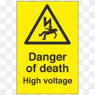 High Voltage Png - Danger Of Death Sign, Transparent Png