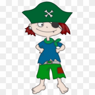 Pirata Clipart Boy, Girl Pirates, Children Images, - Boys Girls Pirates Cartoon, HD Png Download