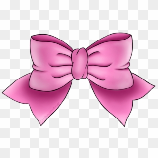 Clipart Transparent Library Bow Png Free Download On - Pink Bow Tie Drawing, Png Download