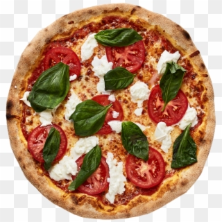 Bufala Mozzarella And Tomato With Fresh Basil Pizza - Pizza 4p Menu, HD Png Download