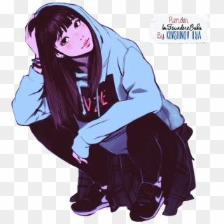 Cute Image Aesthetic Anime Girl Icon Hd Png Download 1024x1024 312256 Pngfind - aesthetic anime hoodie roblox