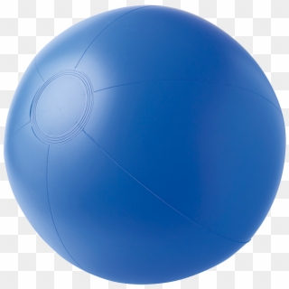 Solid Colour Inflatable Beach Ball - Inflatable Blue Ball, HD Png Download