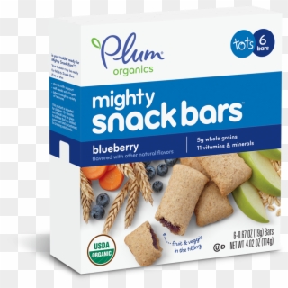 Plum Organics - Plum Organics Mighty Snack Bars, HD Png Download