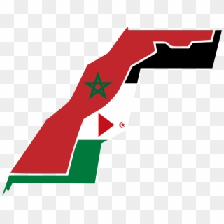 This Free Icons Png Design Of Western Sahara Flag Map - Western Sahara Flag Map, Transparent Png