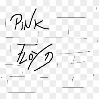 Pink Floyd - Handwriting, HD Png Download