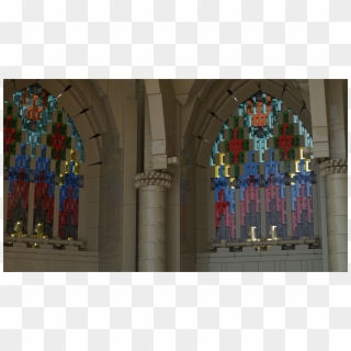 The Intricate Stained Glass Windows Of The Cathedral - Washington National Cathedral Lego, HD Png Download