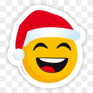 Santa Emoji Png - Santa Emoji, Transparent Png