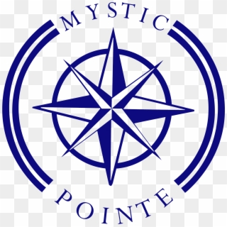 Mystic Pointe Logo - Compass Sticker For Royal Enfield, HD Png Download