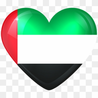 United Arab Emirates Large Heart Flag M=1449178079 - Syria Heart Flag Png, Transparent Png