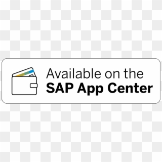 The Sap App Center Logo Is Available For Use By Partners - Monochrome, HD Png Download