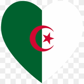 Download Algeria Love Flag Svg Eps Png Psd Ai Vector - Algeria Flag Large, Transparent Png