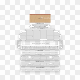 Fox Theatre Seating Chart - The Fabulous Fox, HD Png Download