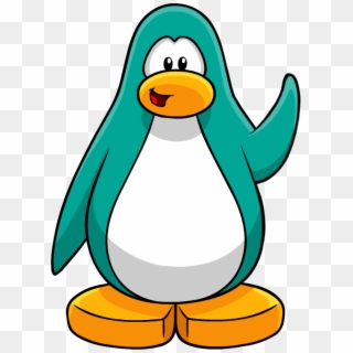 Start Module Penguin Waving - Club Penguin Blue Penguin, HD Png Download