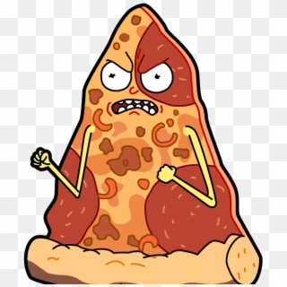 Pizza Clipart Pocket - Pocket Mortys Pepperoni Pizza Morty, HD Png Download