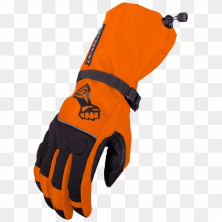 Valkyrie Gloves Orange - Leather, HD Png Download