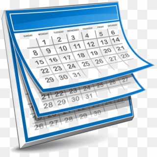 Calendar Png Pic - 6 Month Calendar Clipart, Transparent Png
