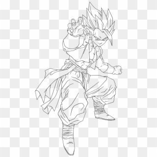Ssj4 Gogeta Coloring Pages Coloring Home - Dbz Gogeta Coloring Pages, HD Png Download