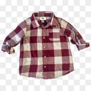Old Navy 4 Toddler Red Plaid Button Up Long Sleeve - Blouse, HD Png Download