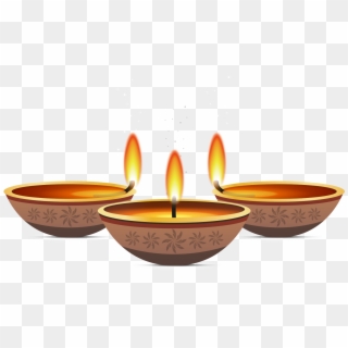 Diwali Oil Lamp - Flame, HD Png Download