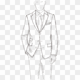 Men's Business Suits - Sketch, HD Png Download