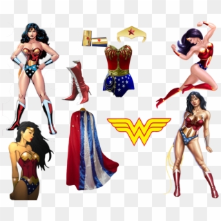 Wonder Woman Costume Png - Wonder Woman Outfit Png, Transparent Png