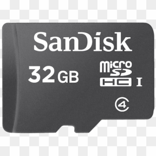 Sandisk 32gb Memory Card - 32 Gb Memory Card, HD Png Download