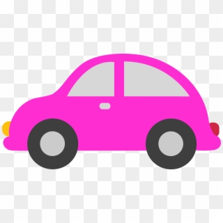 Pink Toy Car Clipart - Clip Art Pink Car, HD Png Download