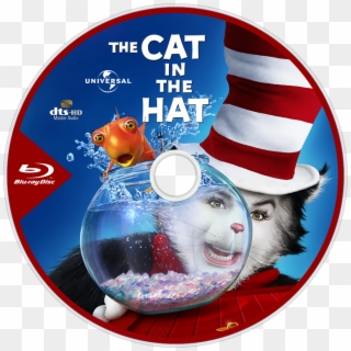 The Cat In The Hat Bluray Disc Image - Cat In The Hat, HD Png Download