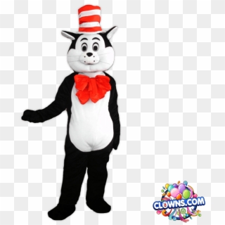 Cat In The Hat Character Rental, Ny - Cat In The Hat Mascot Costume, HD Png Download