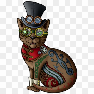 Animated Catbot Mkiii - Cartoon Steam Punk Cats, HD Png Download